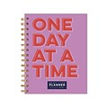 2022 TF Publishing 7 x 9 Daily & Monthly Planner, One Pink Day (22-5202)