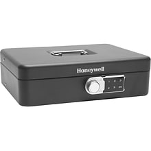 Honeywell Cash Box, 9 Compartments, Black (6213DG)