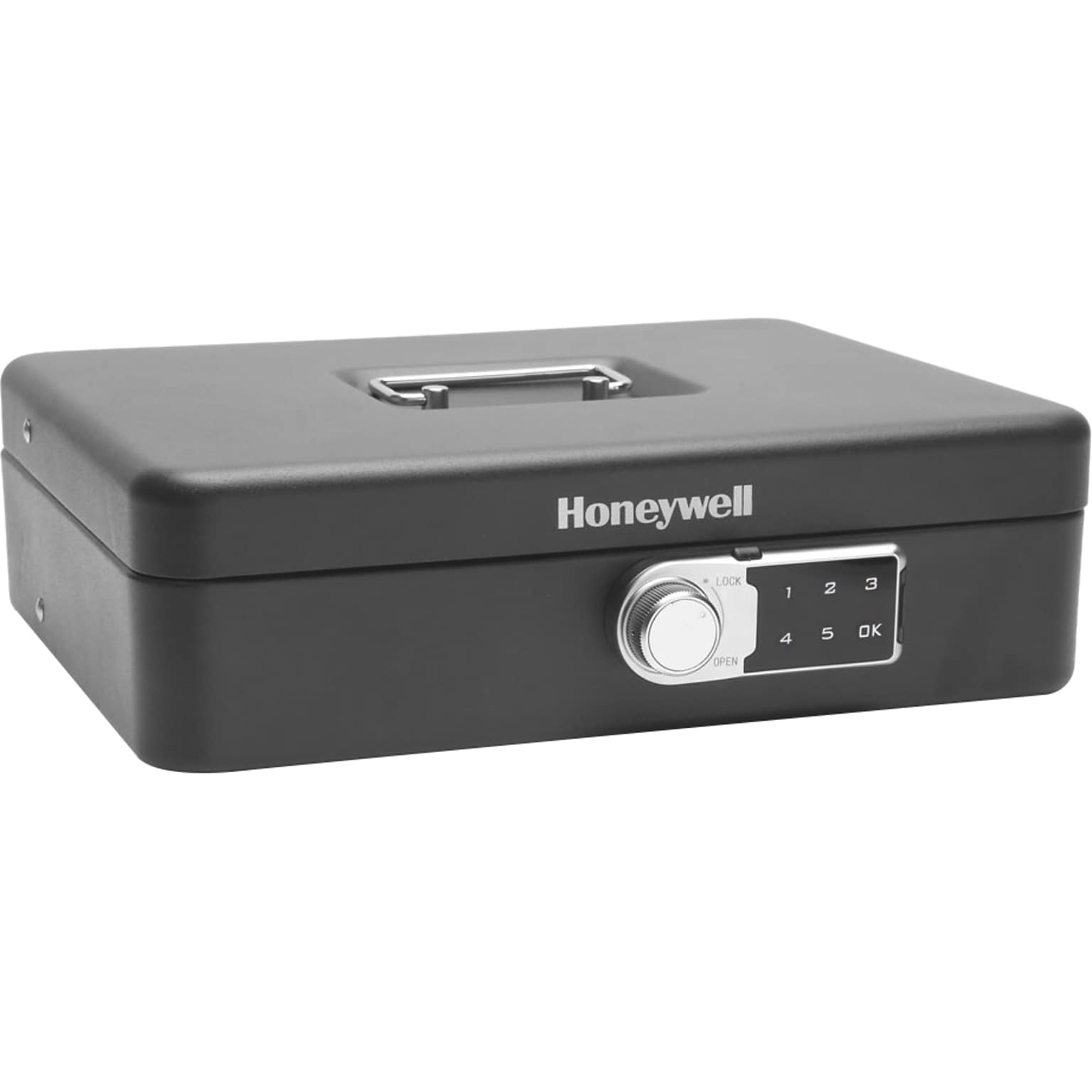 Honeywell Cash Box, 9 Compartments, Black (6213DG)