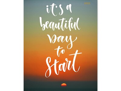 2022 TF Publishing 6.5 x 8 Monthly Planner, Beautiful Day, Multicolor (22-4037)
