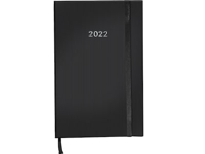 2022 TF Publishing Academic 5 x 8 Weekly & Monthly Planner, Black (22-9901)