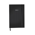 2022 TF Publishing Academic 5 x 8 Weekly & Monthly Planner, Black (22-9901)