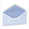 Universal® Security V-Flap Business Envelopes; 3-5/8x6-1/2, White, 250/Box