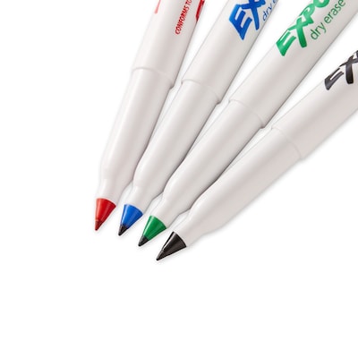 Expo Dry Erase Markers, Ultra Fine Tip, Assorted, 4/Pack (1871133)