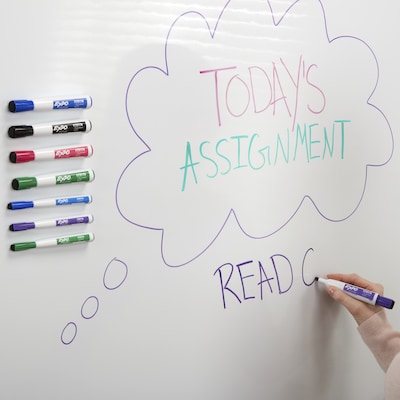 Expo Magnetic Tank Dry Erase Marker, Fine Tip, Assorted, 8/Pack (1944748)