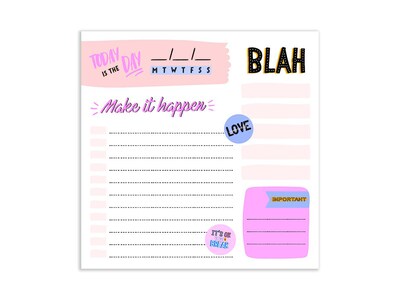 TF Publishing Make it Happen 4.5" x 4.5" Monthly Desk Calendar (99-3302)