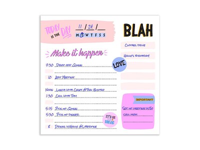 TF Publishing Make it Happen 4.5" x 4.5" Monthly Desk Calendar (99-3302)