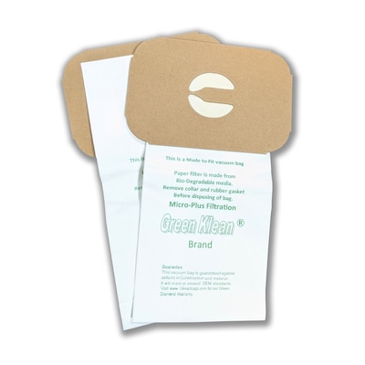 Green Klean Replacement  Vacuum Bags Fit Electrolux C Tank series 3000 & 3100, 10/Pk (GKH-ELECT C M-