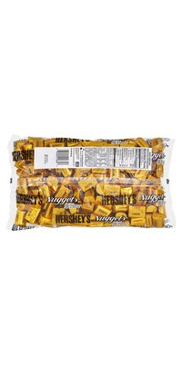Hersheys Nuggets Extra Creamy Milk Chocolate Candy Bar with Toffee and Almonds, 60 oz. (HEC01685)