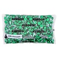 HERSHEYS KISSES Dark Green Foil Milk Chocolate Pieces, 66.7 oz., 400/Bag (HEC60347)