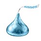 HERSHEY'S KISSES Blue Foils Milk Chocolate Candy, Bulk, 66.7 oz, Bag, 400 Pieces (246-00053)