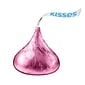 HERSHEY'S KISSES Pink Foils Milk Chocolate Candy, Bulk, 66.7 oz, Bulk Bag (HEC33434)