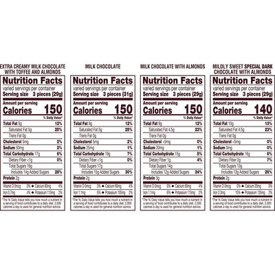 Hershey's Nuggets Variety Assorted Chocolate Candy Bar, 31.5 oz. (HEC01878)