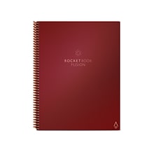 Rocketbook Fusion Smart Notebook, 8.5 x 11, 7 Page Styles, 42 Pages, Maroon (EVRF-L-RC-CMEFR)