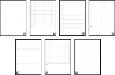 Rocketbook Fusion Reusable Notebook Planner Combo, 6" x 8.8", 42 Sheets, Black (EVRF-E-RC-A-FR)