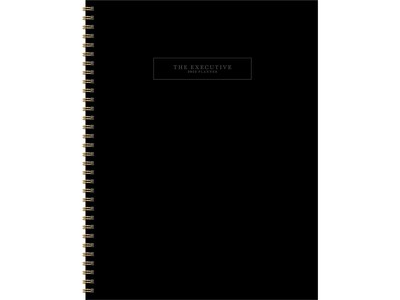 2022 TF Publishing 8.5 x 11 Weekly & Monthly Planner, Executive, Black (22-9801)