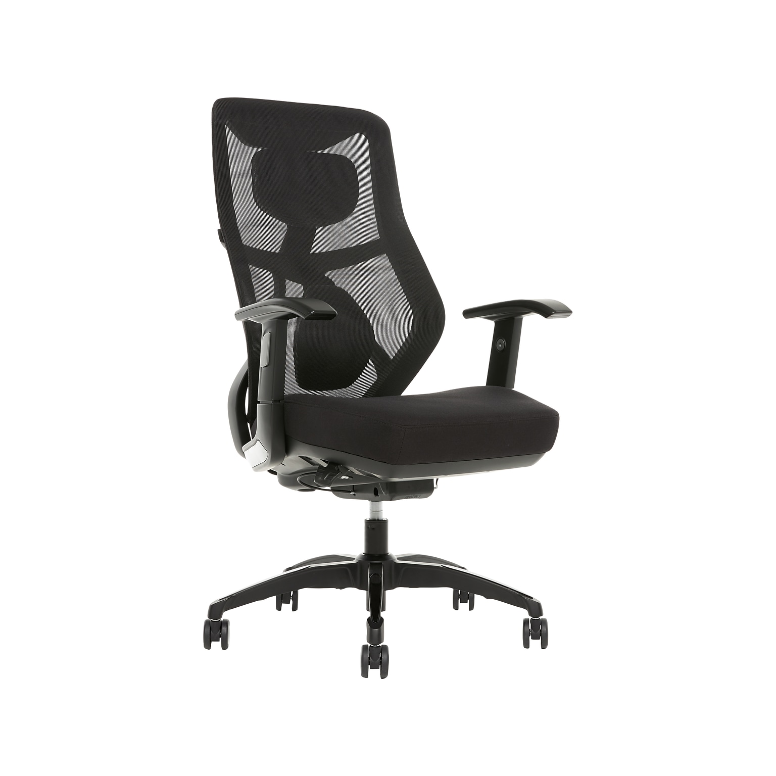 Beautyrest Duo-EX Ergonomic Mesh Swivel Task Chair, Black/Gray (60051GRY)