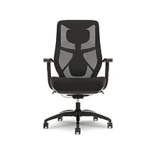 Beautyrest Duo-EX Ergonomic Mesh Swivel Task Chair, Black/Gray (60051GRY)