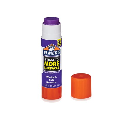 Elmer's Extra Strength Washable Glue Sticks, .21 oz., 2/Pack (2027010)