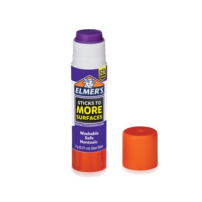 Elmer's Extra Strength Washable Glue Sticks, .21 oz., Purple, 2/Pack (2027010)