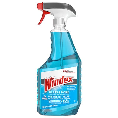 Windex Glass Cleaner with Ammonia-D Trigger Spray, 32 fl Oz. (322338)