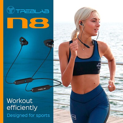 Treblab N8 Magnetic Neckband Bluetooth Earphones