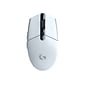 Logitech G305 LIGHTSPEED Wireless Ambidextrous USB Gaming Mouse, White (910-005289)
