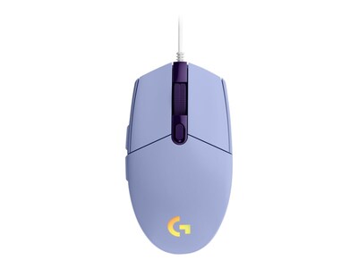 Logitech G203 Lightsync Ergonomic Optical Gaming Mouse, Lilac (910-005851)
