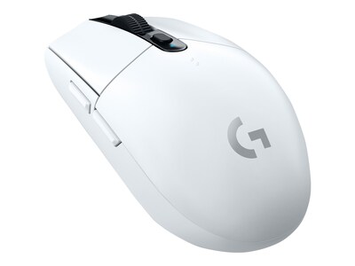 Logitech G305 LIGHTSPEED Wireless Ambidextrous USB Gaming Mouse, White (910-005289)