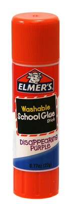Elmers School Glue Washable Glue Sticks, .77 oz. (E578)