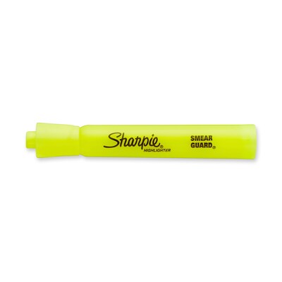 Sharpie Tank Highlighter, Chisel Tip, Fluorescent Yellow, 36/Pack (1920938)