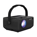 Core Innovations HD 150” Portable Home Theater CPJ720BLBY LCD Projector, Black