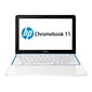 HP Chromebook 11 11.6" Refurbished, Exynos, 2GB Memory, 16GB eMMC, Google Chrome, White (F3X85AA)