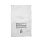10" x 15" Suffocation Warning Layflat Poly Bags, 1 Mil, Clear, 1000/Carton (16053)