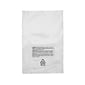 18" x 24" Suffocation Warning Layflat Poly Bags, 1 Mil, Clear, 1000/Carton (16060)