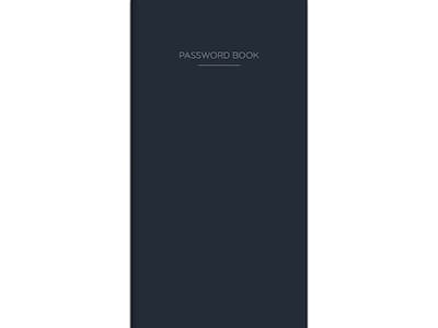 TF Publishing Joy Password Book, 3.5 x 6.5, Ruled, 138 Sheets, Black (99-1990)