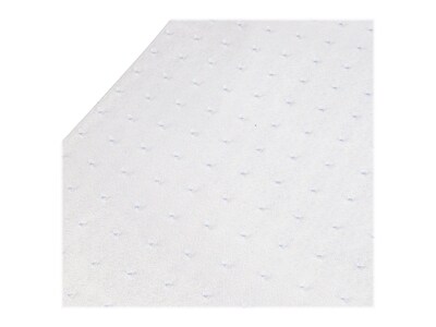 Mind Reader Carpet Chair Mat, 46 x 60, Low-Pile, Clear (LOFFCREC-CLR)