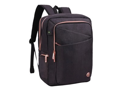 SwissDigital Katy Rose Backpack, Black/Pink (SD1006-01)