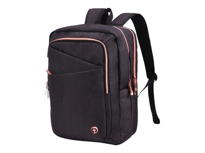 SwissDigital Katy Rose Backpack, Black/Pink (SD1006-01)