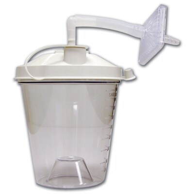 Drive Medical Disposable Suction Canisters, 800CC, Pack of 12 (610-12B)