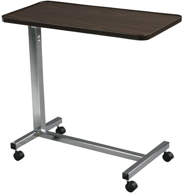 Drive Medical Non Tilt Top Overbed Table, Chrome (13003)