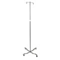 Drive Medical Economy Removable Top I. V. Pole, 4 Hook Top, Chrome (13033)