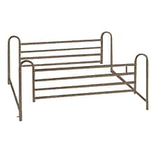 Drive Medical Full Length Hospital Bed Side Rails, 1 Pair (15001ABV)