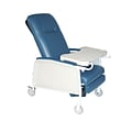 Drive Medical 3 Position Heavy Duty Bariatric Geri Chair Recliner, Blue Ridge (D574EW-BR)