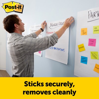 Post-it Super Sticky Wall Easel Pad, 25 x 30, 20 Sheets/Pad, 3