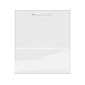 Amscan Glossy Paper Gift Bag, 17" x 12.25", Frosty White, 6 Bags/Pack (47098.08)