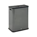 Rubbermaid Elevate Metal Waste Container, 23 Gallon, Dark Pearl Gray (2136962)