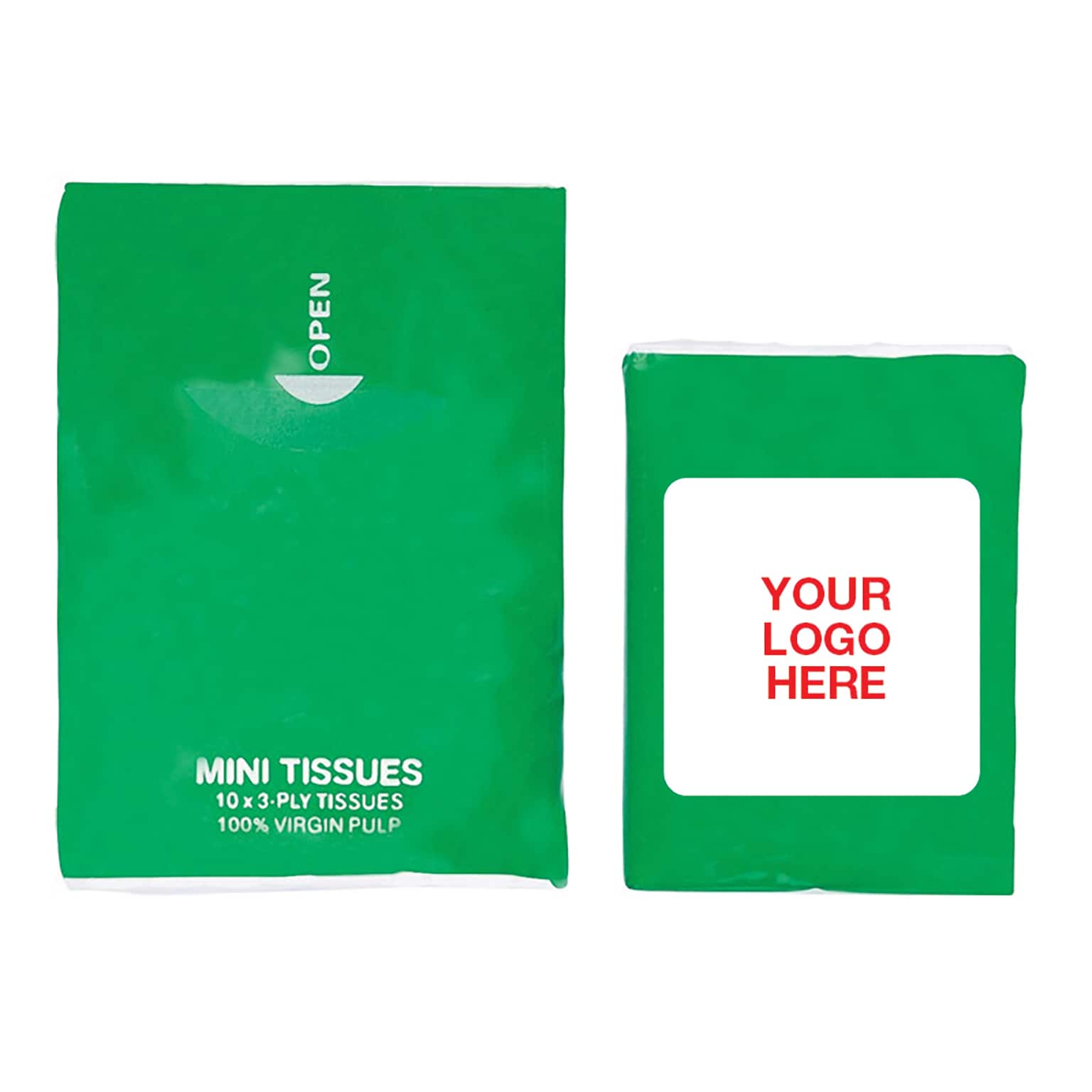 Custom Full Color Mini Tissue Pack