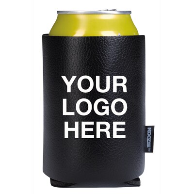 Custom Koozie Leather Look Can Kooler