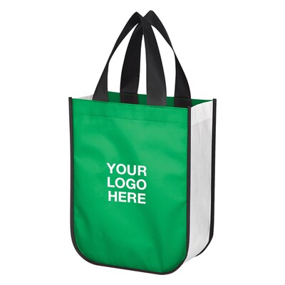 Custom Rpet Shopper Tote Bag; 11-3/4x9-1/4", (QL49544)